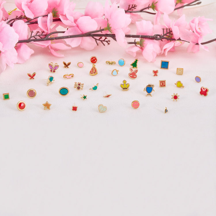 36 Pair Earrings Combo Set - DIPME