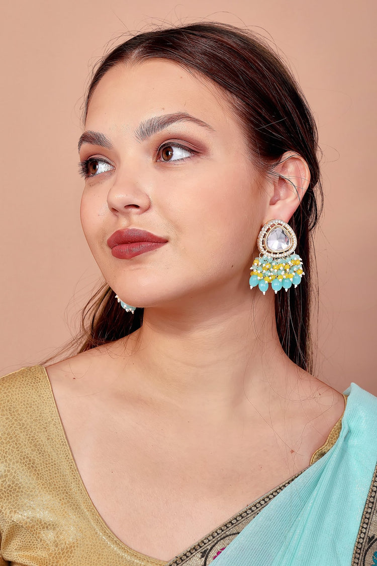 Beaded Stud Earrings - DIPME