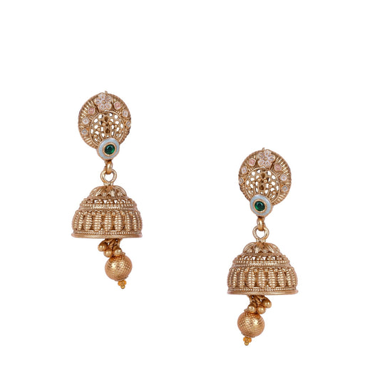 Kundan Temple Necklace Set - DIPME