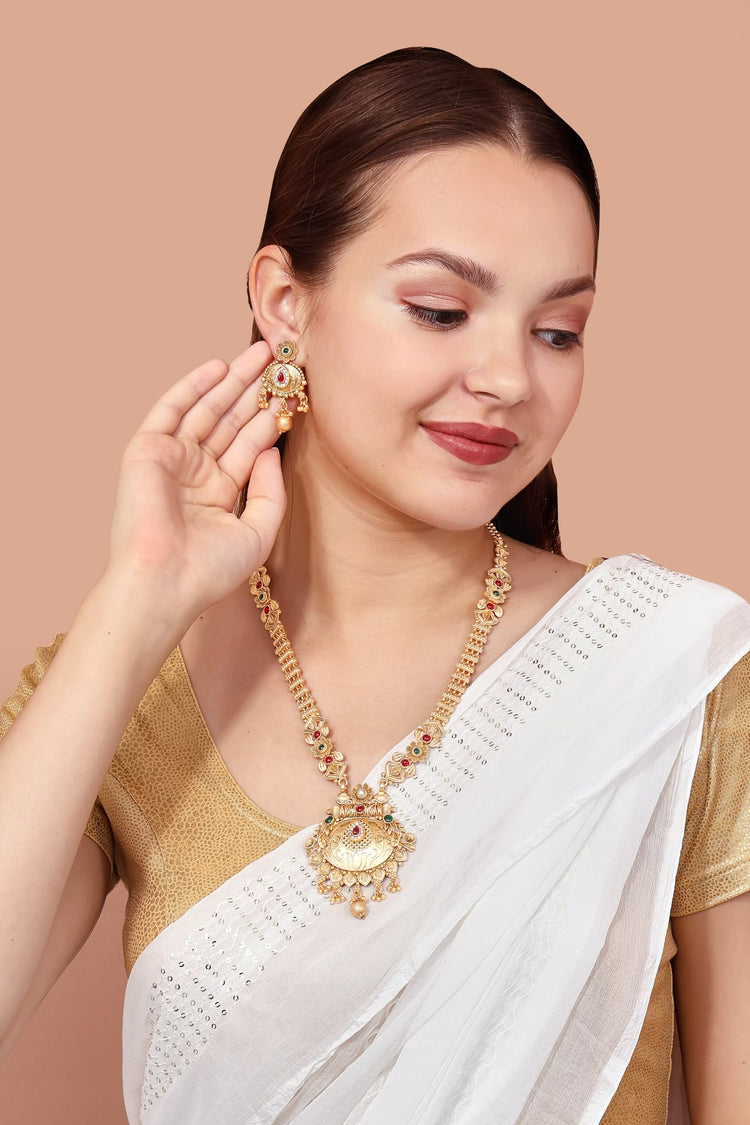 Lotus Antique Temple Jewellery - DIPME