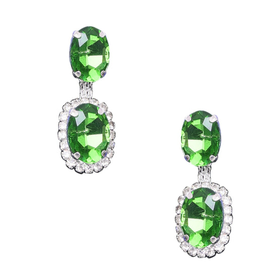 Oval Drop Necklace Set - DIPME