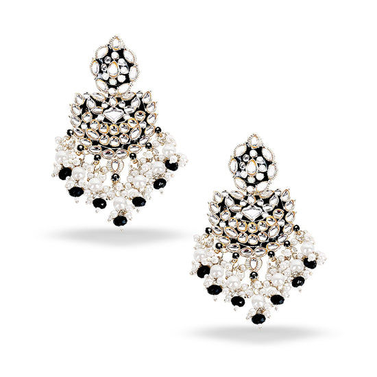 Stone Chandbali Earrings - DIPME