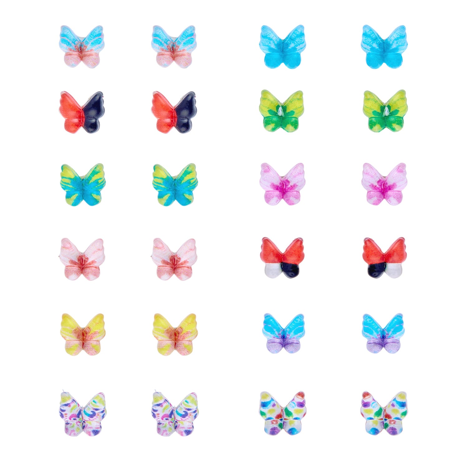 12 Pair Butterfly Earrings Set - DIPME