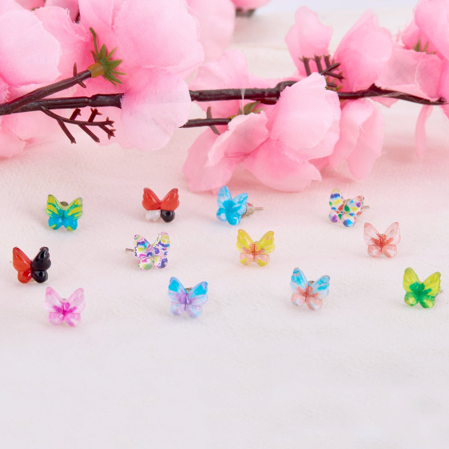 12 Pair Butterfly Earrings Set - DIPME