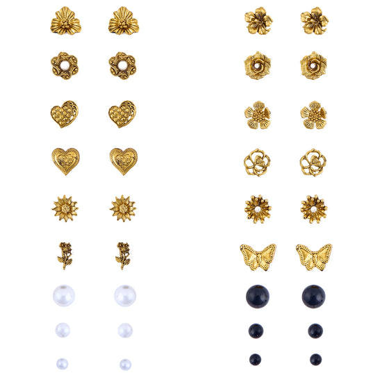 18 Pair Antique Pearl Earrings  - DIPME