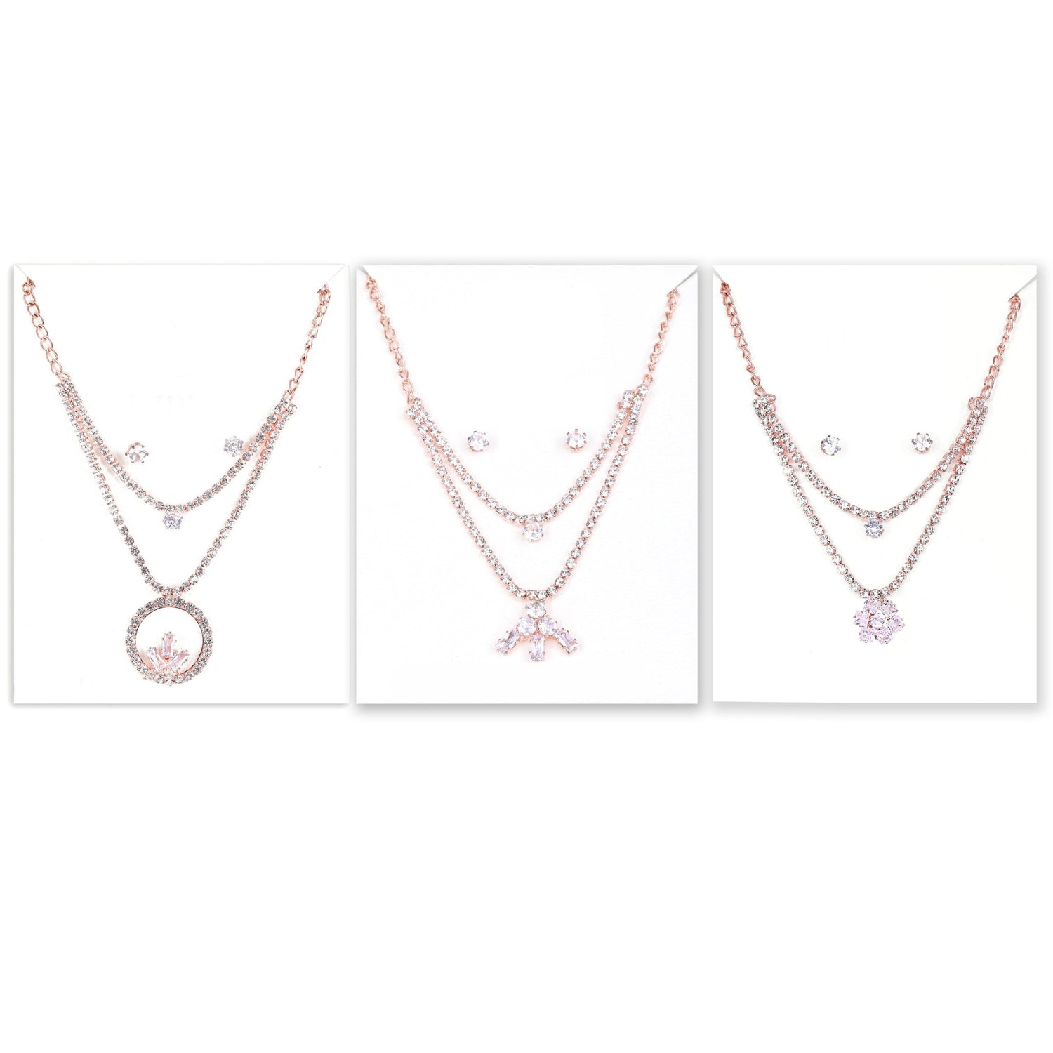 3 Pc Pendant Earring Set - DIPME