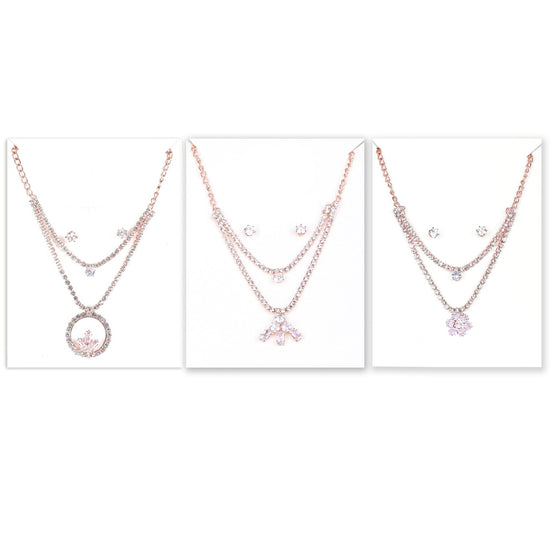 3 Pc Pendant Earring Set - DIPME