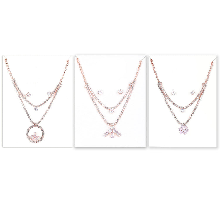 3 Pc Pendant Earring Set - DIPME