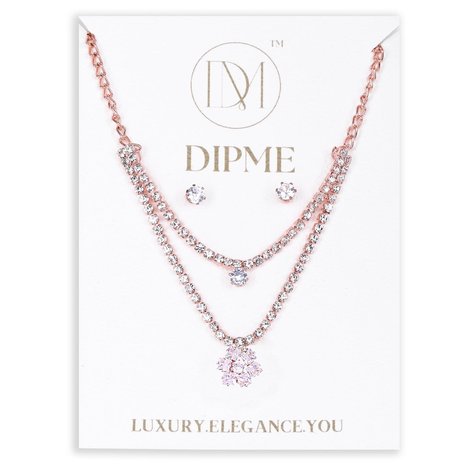 3 Pc Pendant Earring Set - DIPME