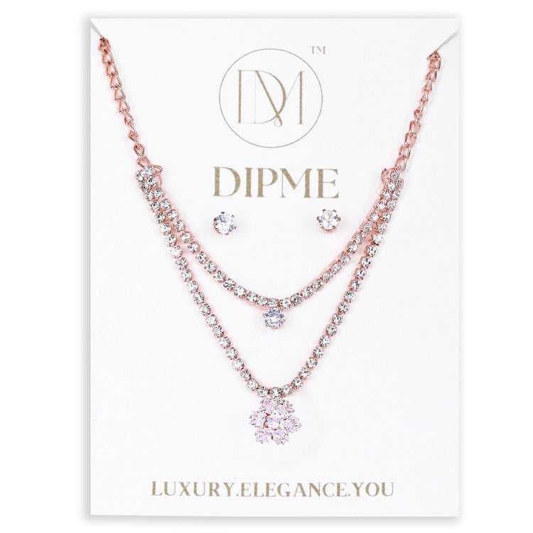 3 Pc Pendant Earring Set - DIPME
