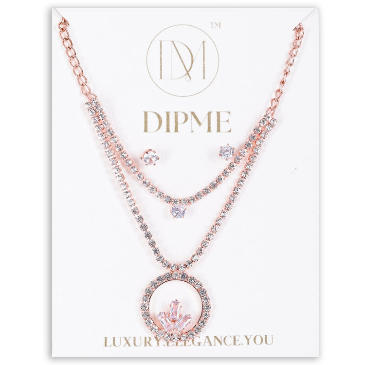 3 Pc Pendant Earring Set - DIPME