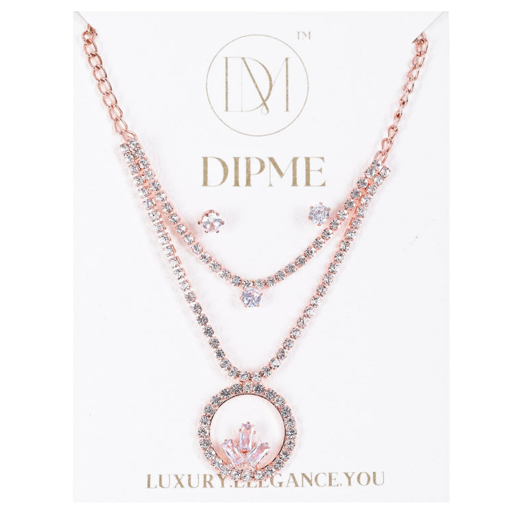 3 Pc Pendant Earring Set - DIPME
