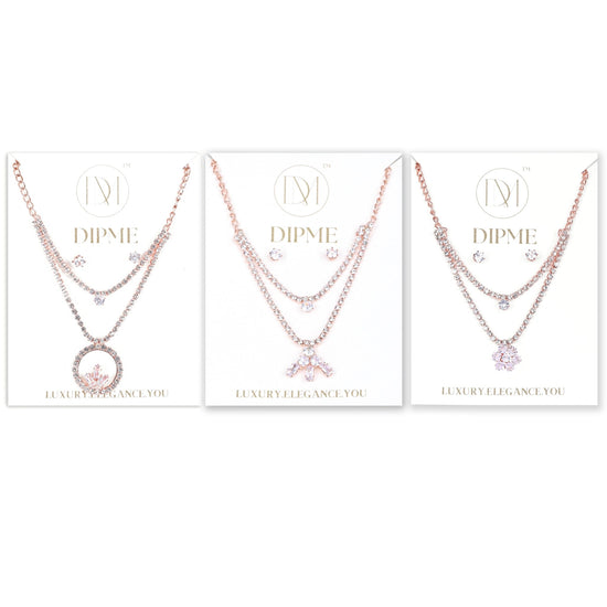3 Pc Pendant Earring Set - DIPME