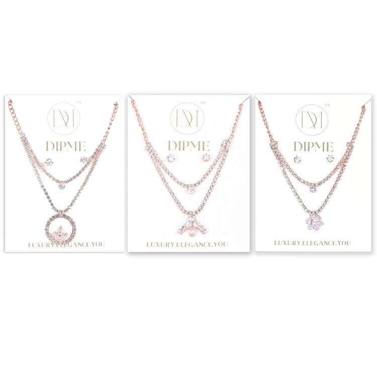 3 Pc Pendant Earring Set - DIPME
