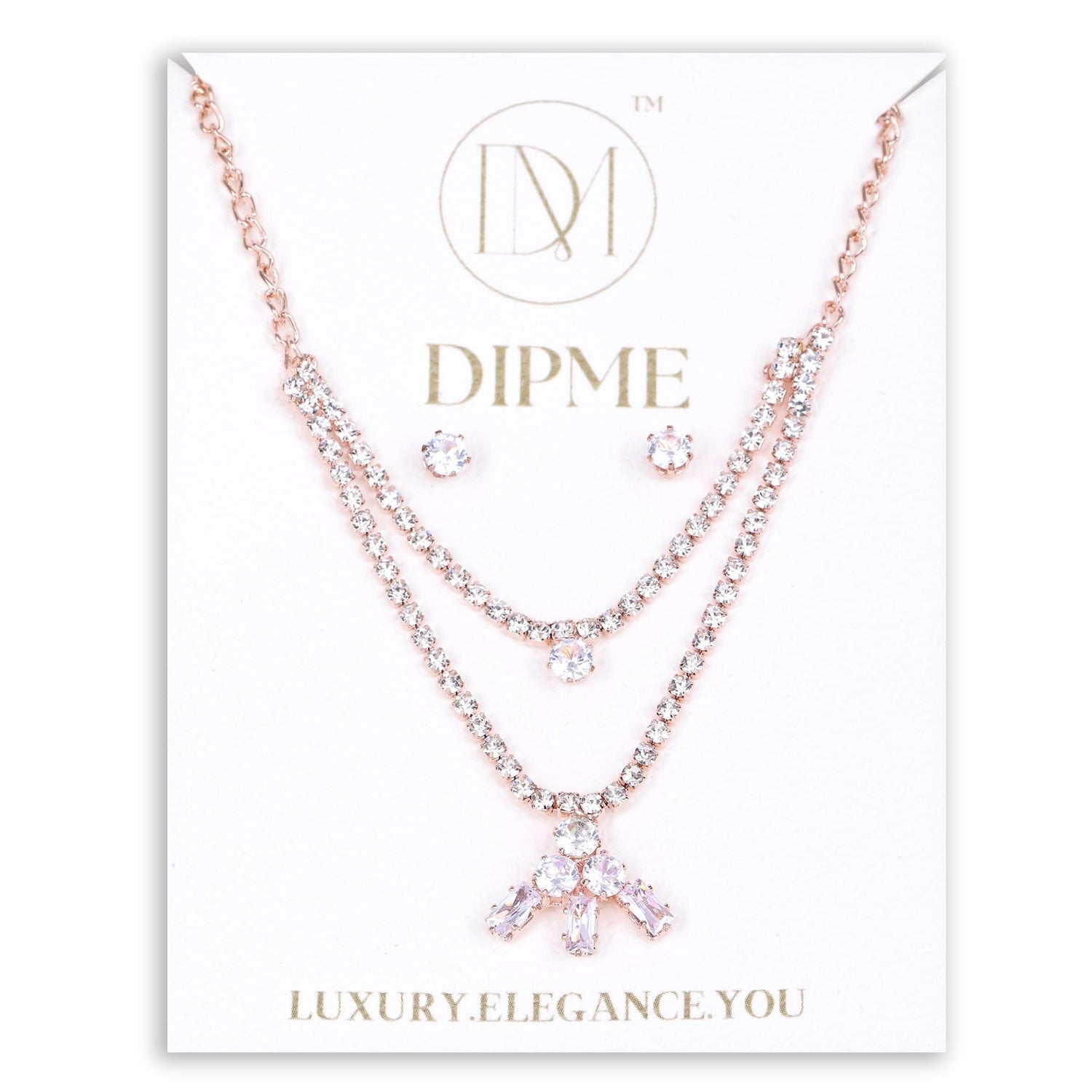3 Pc Pendant Earring Set - DIPME