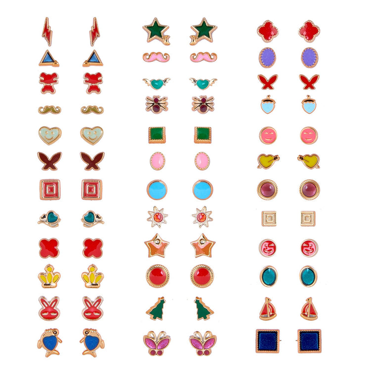 36 Pair Earrings Combo Set - DIPME