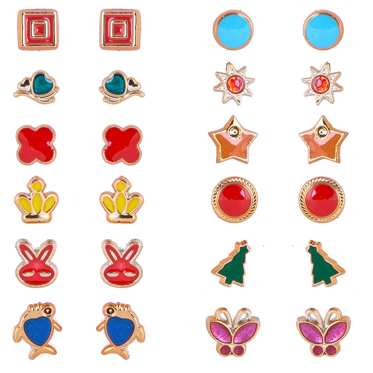 36 Pair Earrings Combo Set - DIPME