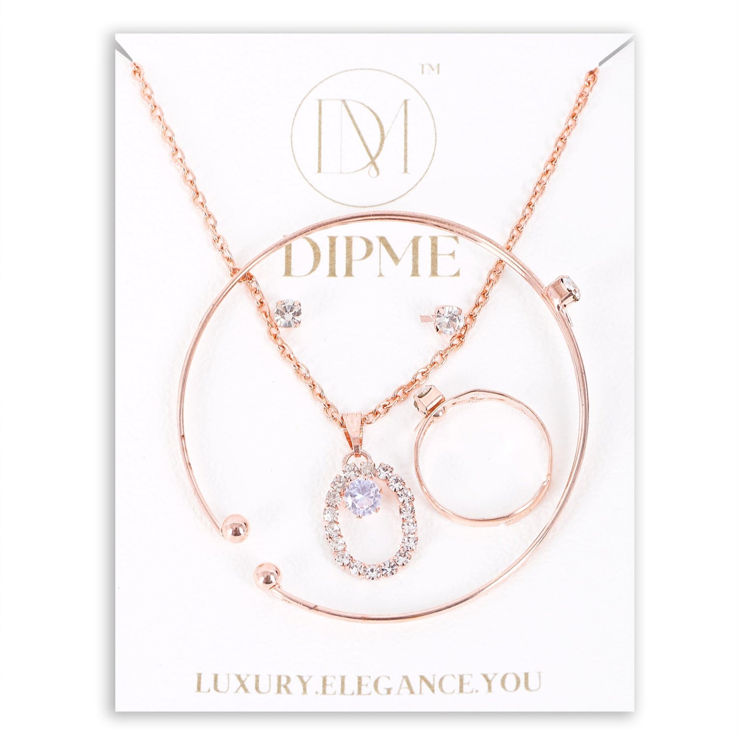 5 - in - 1 Rosegold Gift Set - DIPME