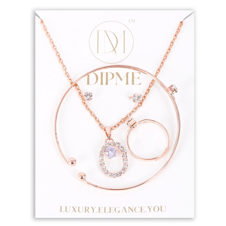 5 - in - 1 Rosegold Gift Set - DIPME