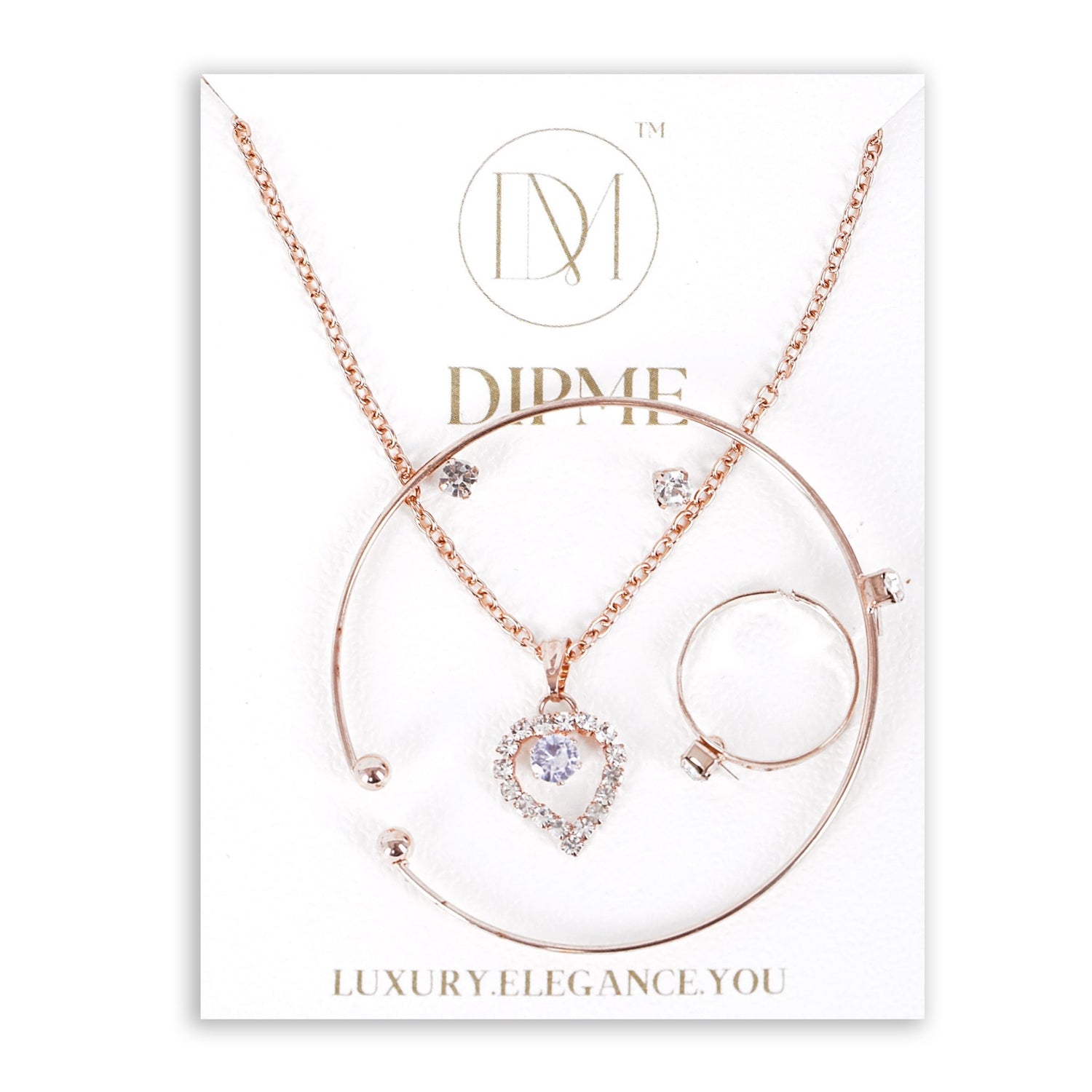 5 - in - 1 Rosegold Gift Set - DIPME