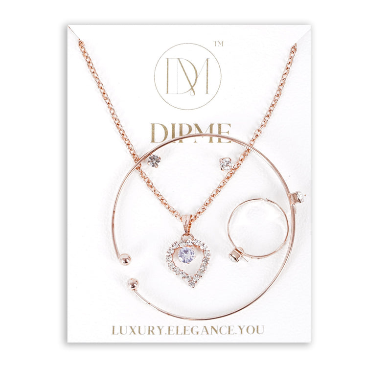 5 - in - 1 Rosegold Gift Set - DIPME