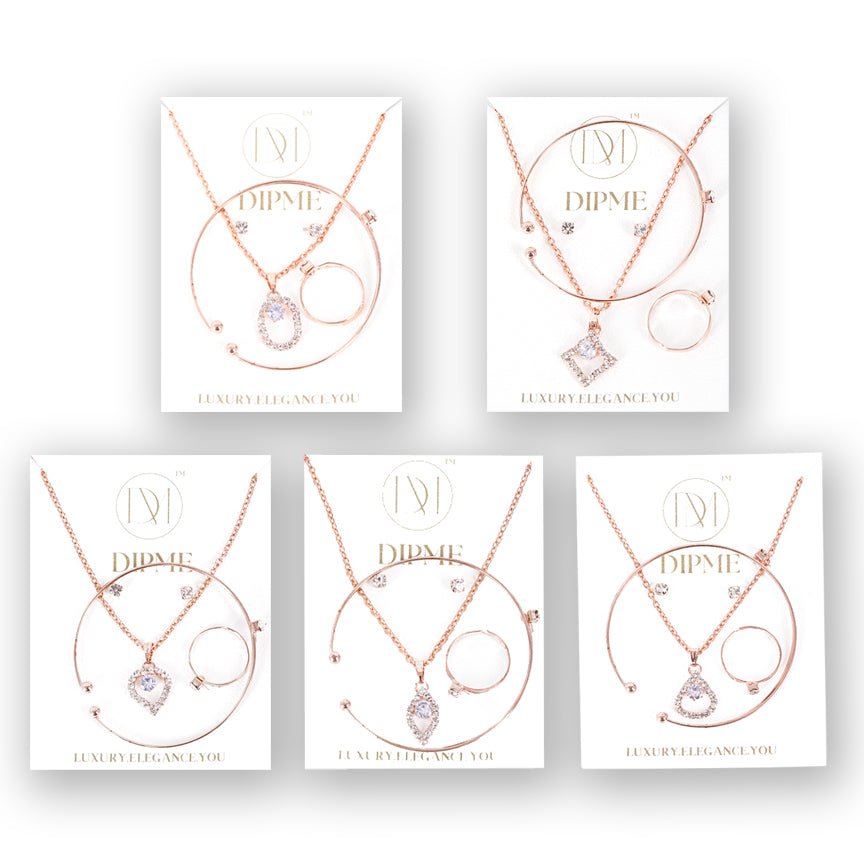 5 - in - 1 Rosegold Gift Set - DIPME