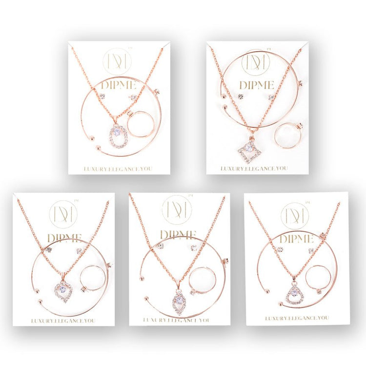 5 - in - 1 Rosegold Gift Set - DIPME