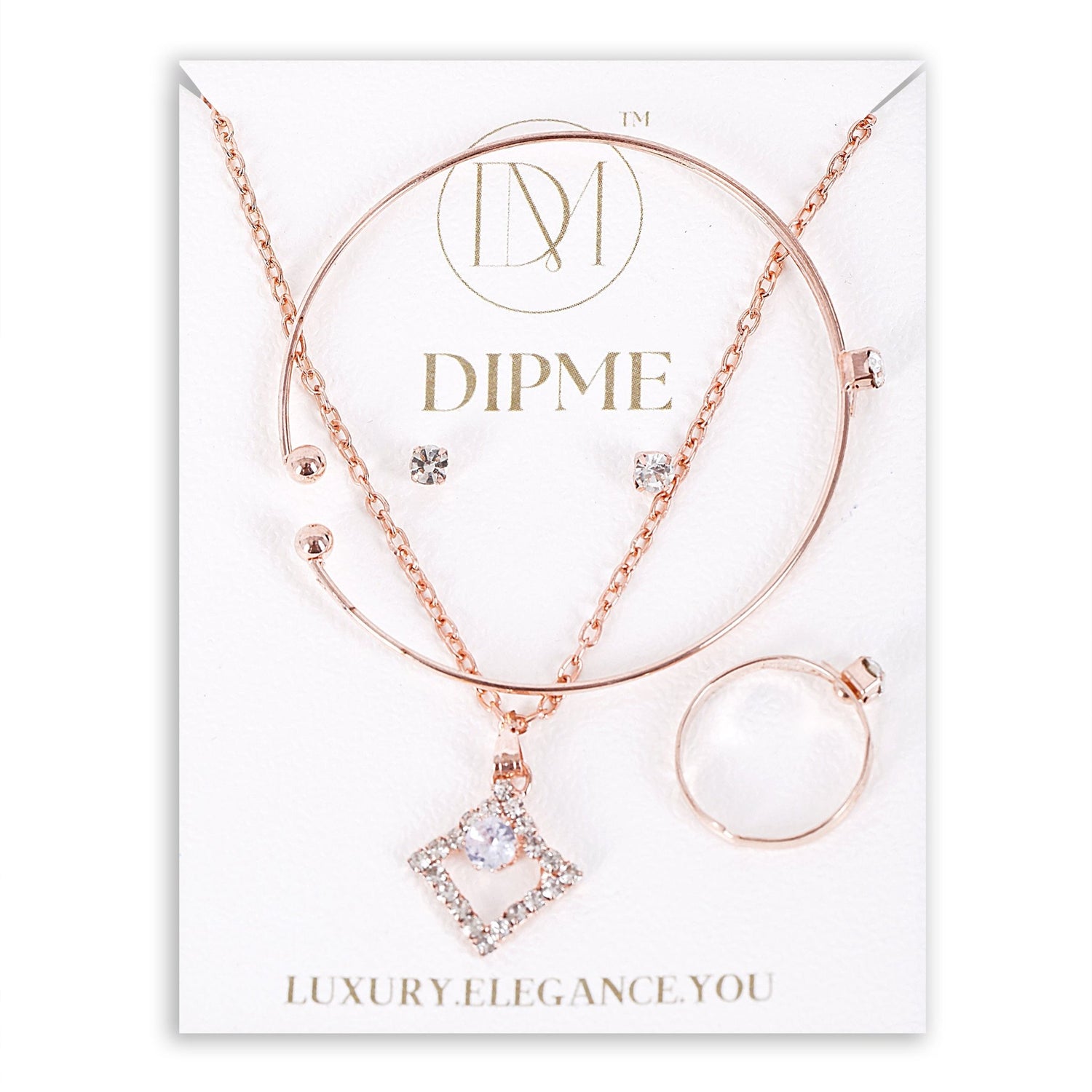 5 - in - 1 Rosegold Gift Set - DIPME