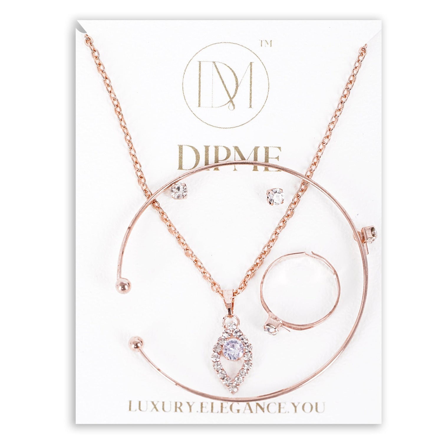 5 - in - 1 Rosegold Gift Set - DIPME
