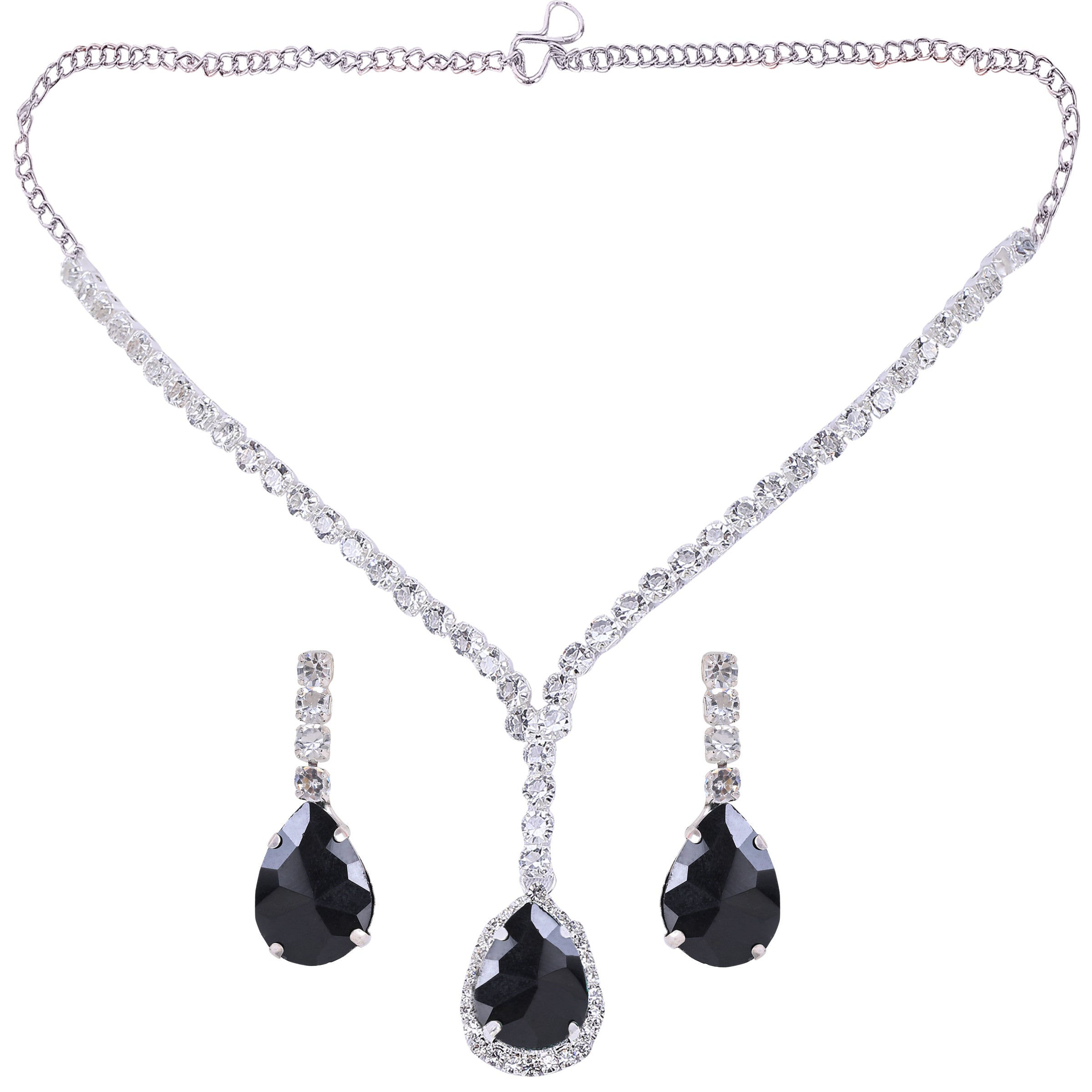 Elegant Teardrop Necklace Set