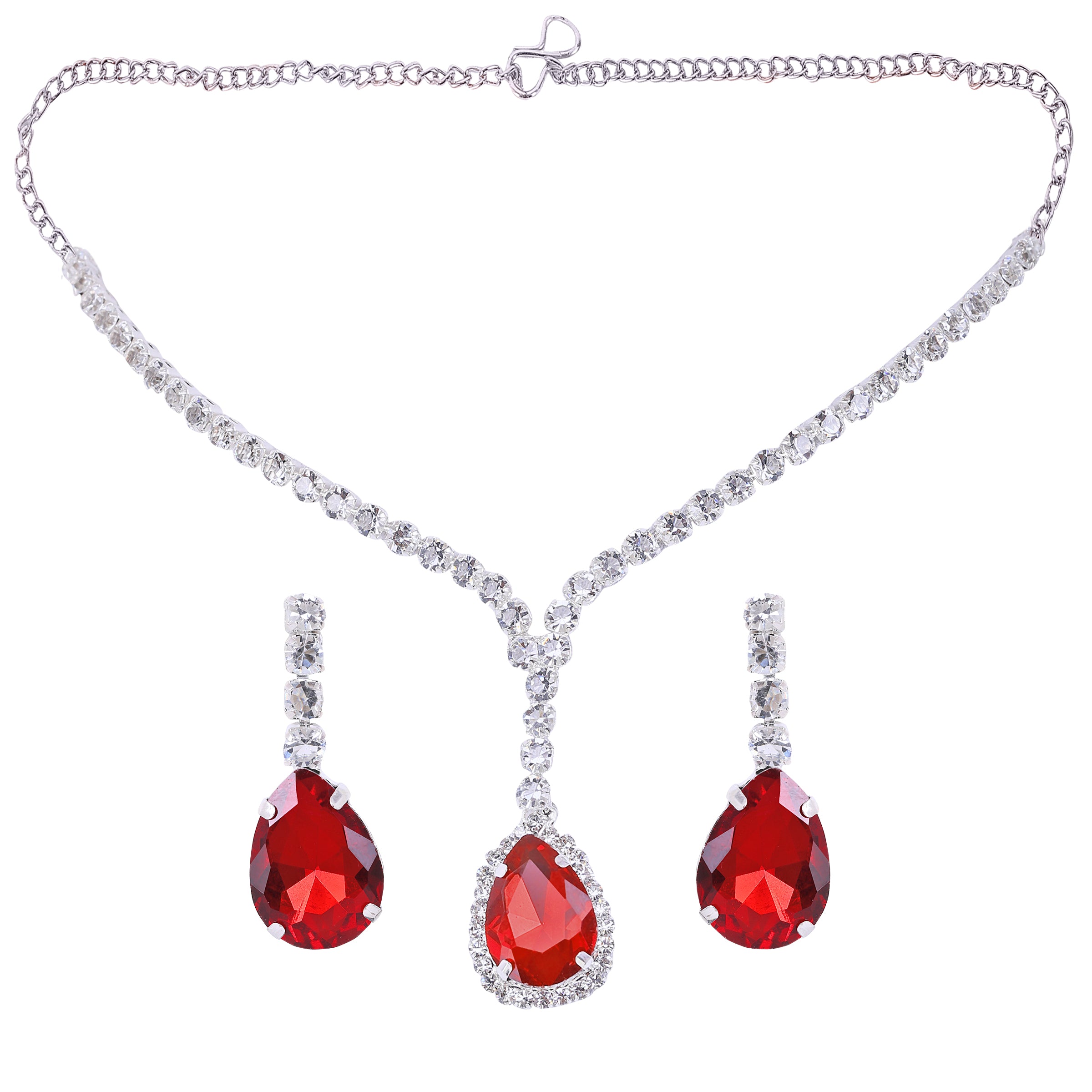 Elegant Teardrop Necklace Set
