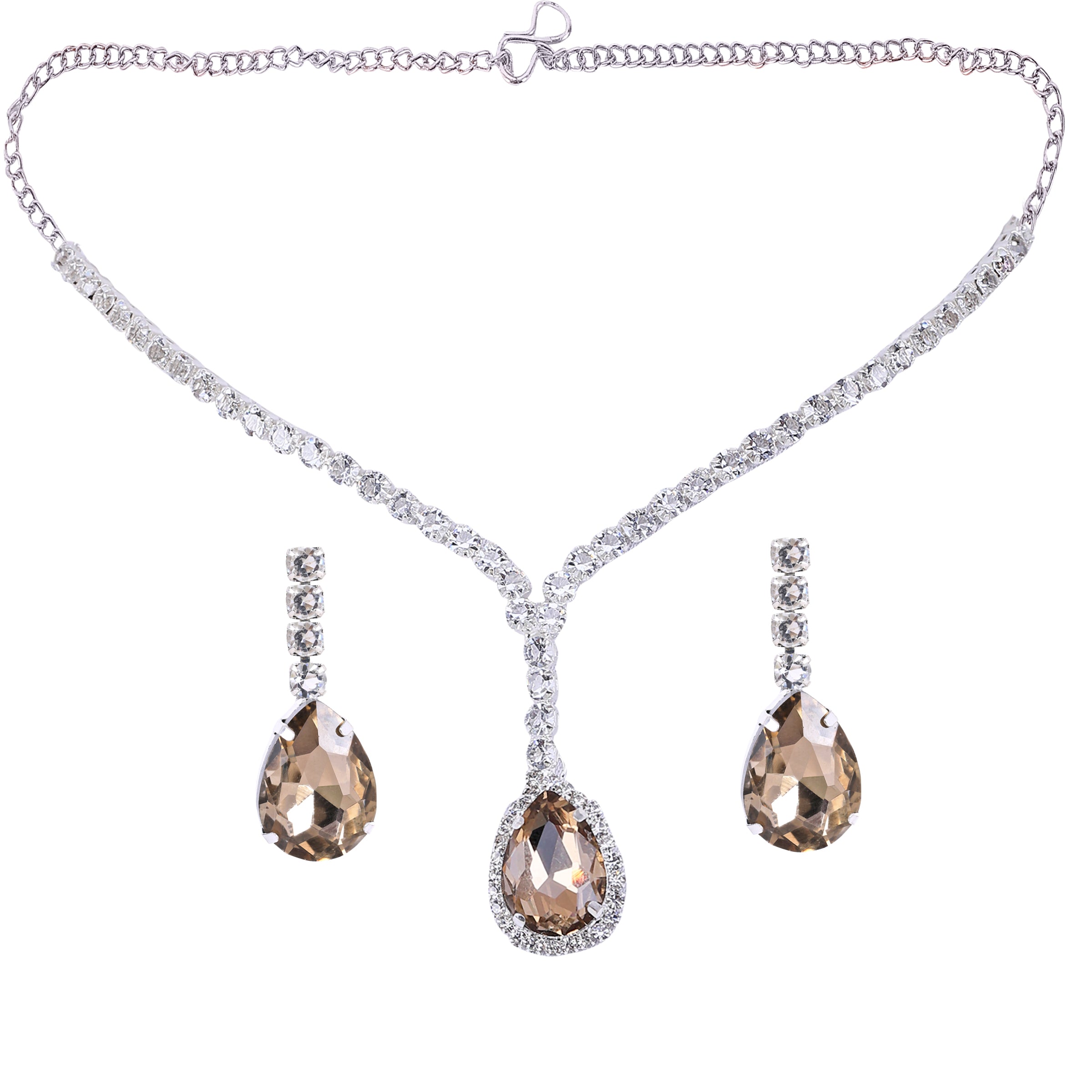 Elegant Teardrop Necklace Set