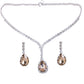 Elegant Teardrop Necklace Set