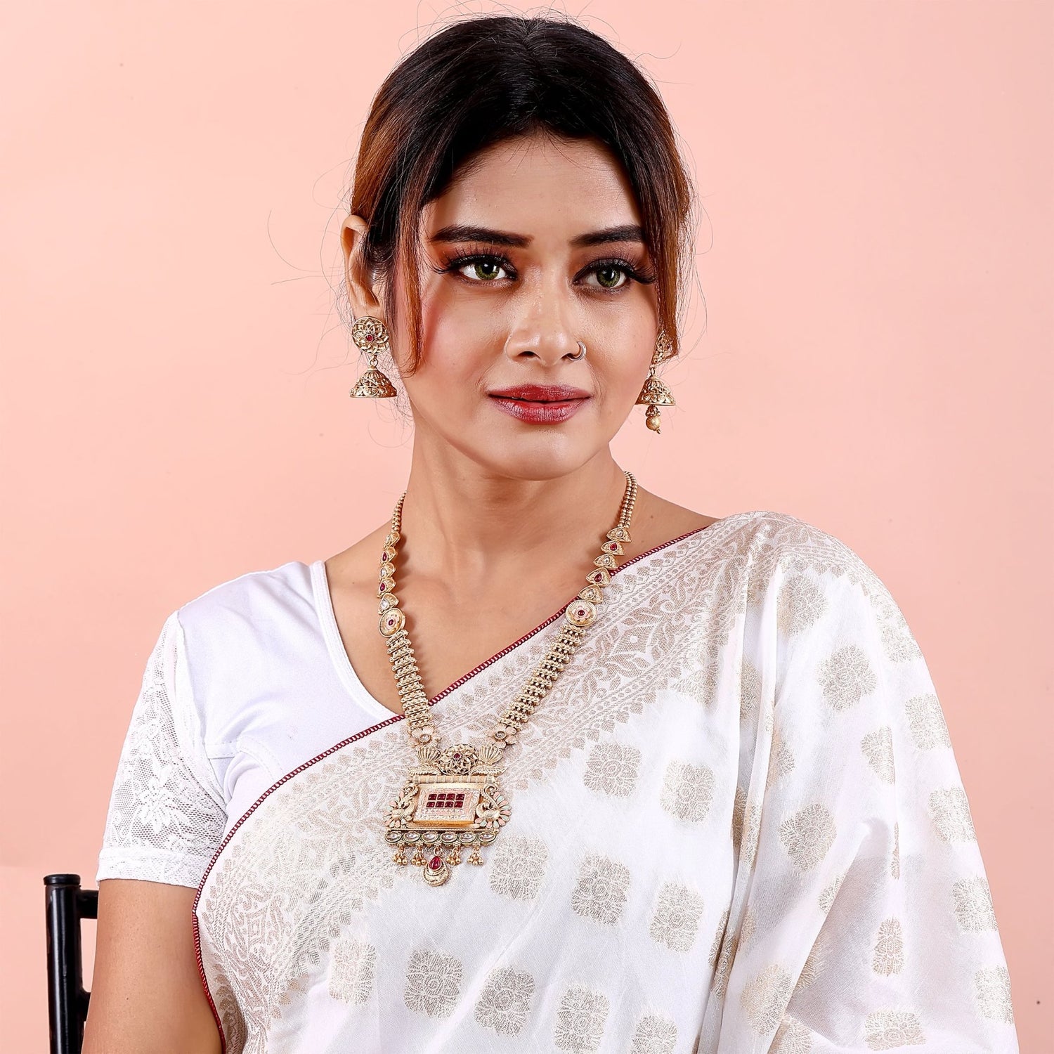 Antique Kundan Temple Set - DIPME