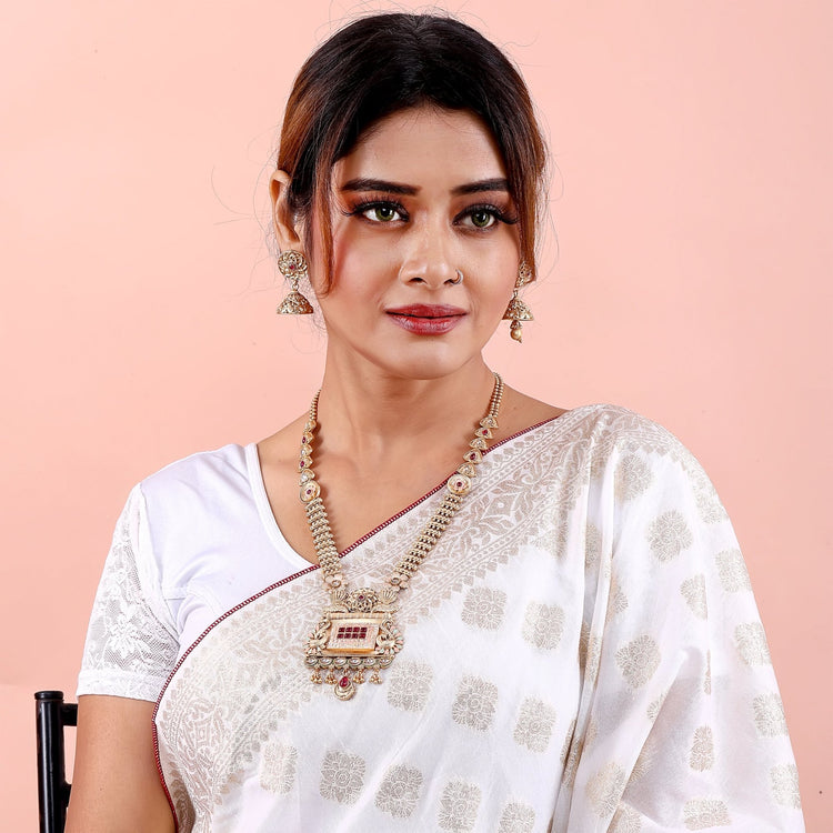 Antique Kundan Temple Set - DIPME