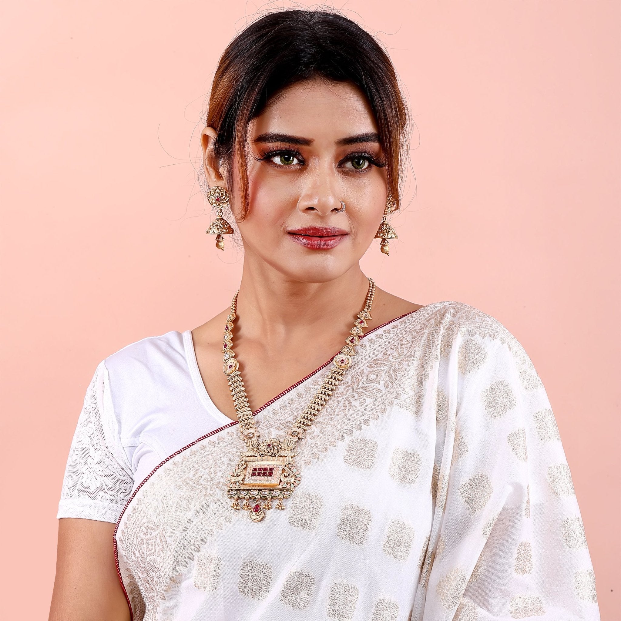 Antique Kundan Temple Set - DIPME