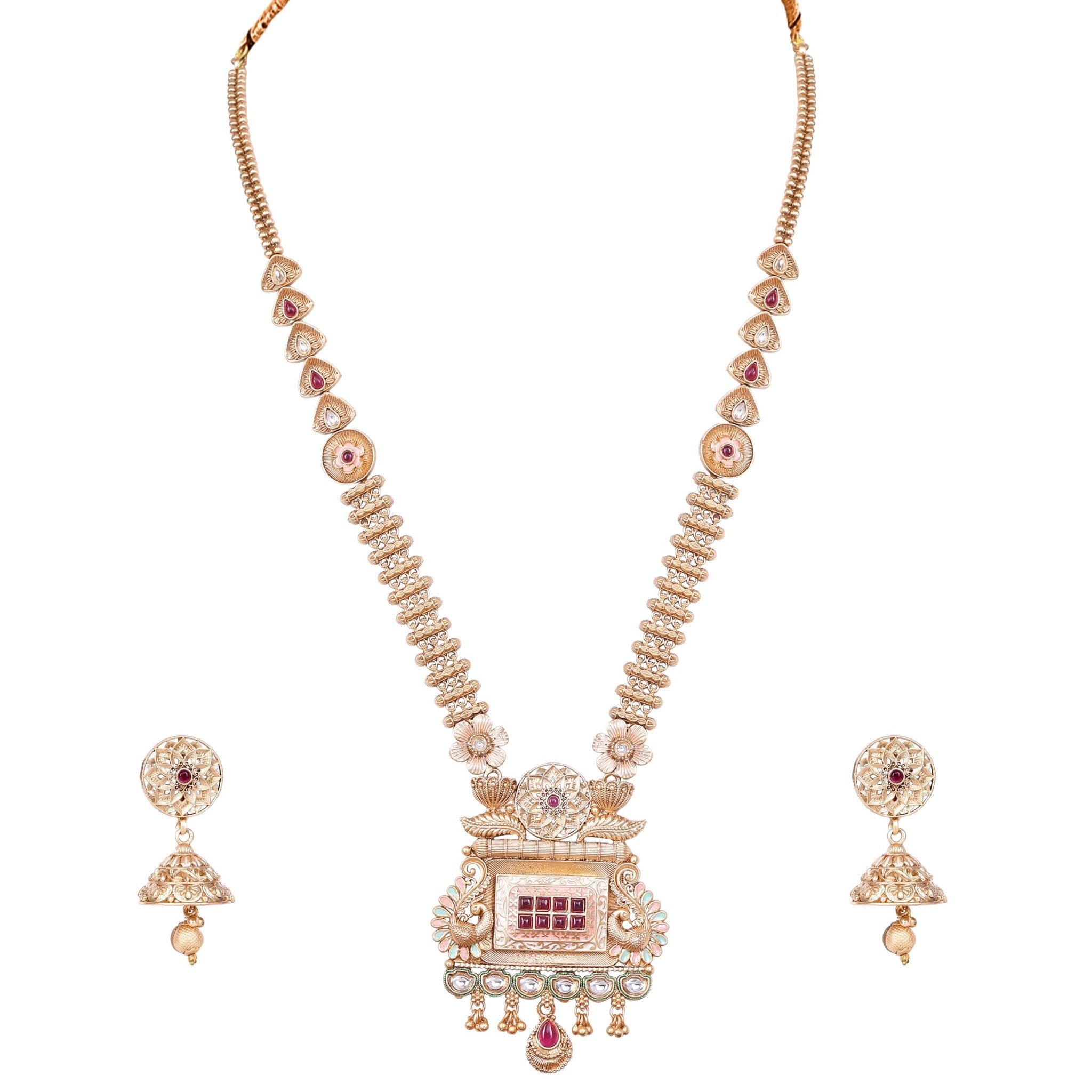 Antique Kundan Temple Set - DIPME
