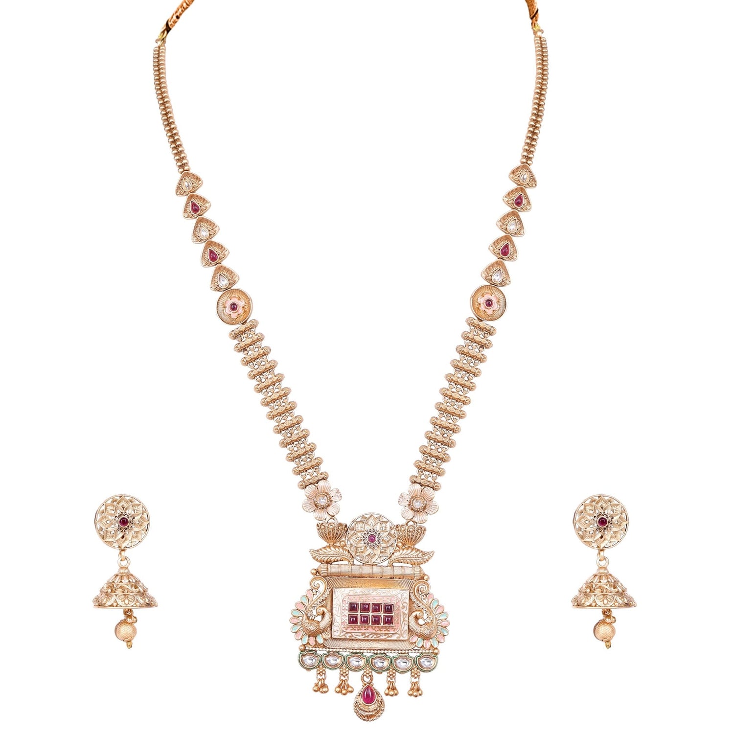 Antique Kundan Temple Set - DIPME
