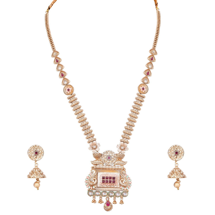Antique Kundan Temple Set - DIPME