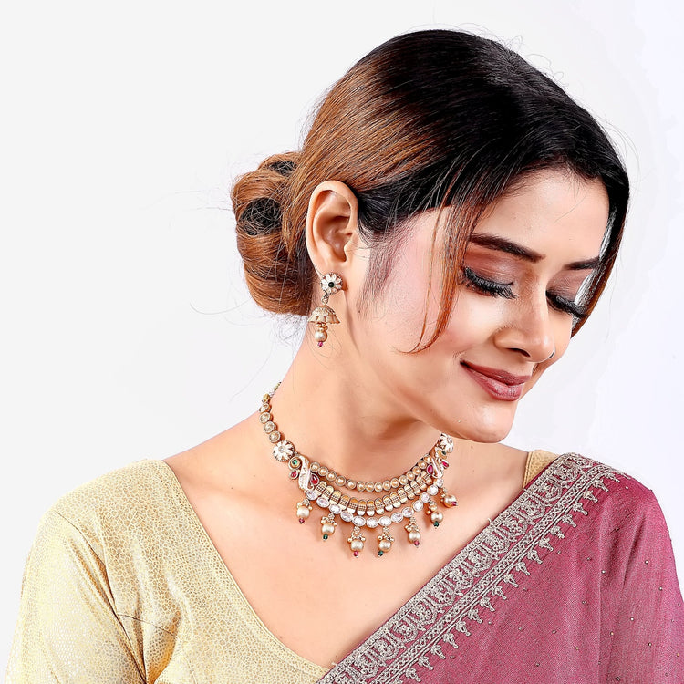 Antique Short Temple Jewellery - DIPME