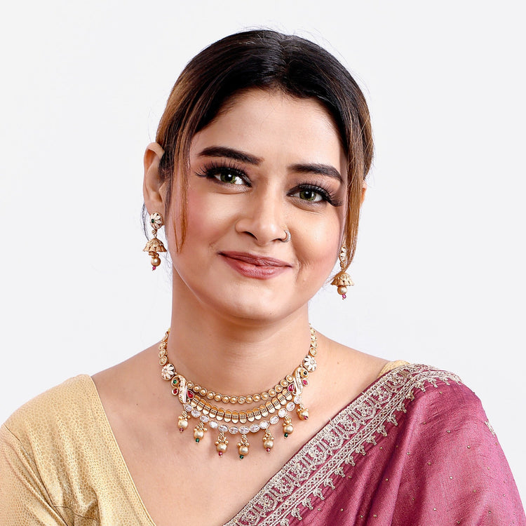 Antique Short Temple Jewellery - DIPME