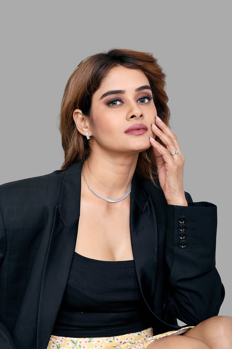 Baguette Stone Choker Set - DIPME