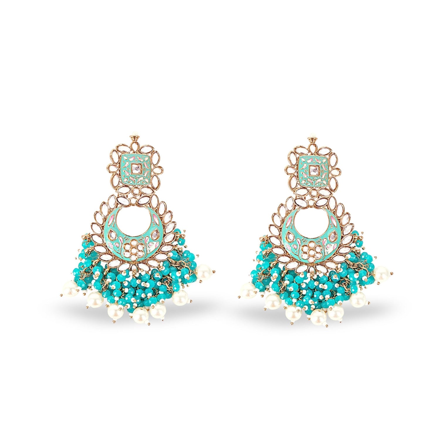 Beaded Chandbali Earrings - DIPME