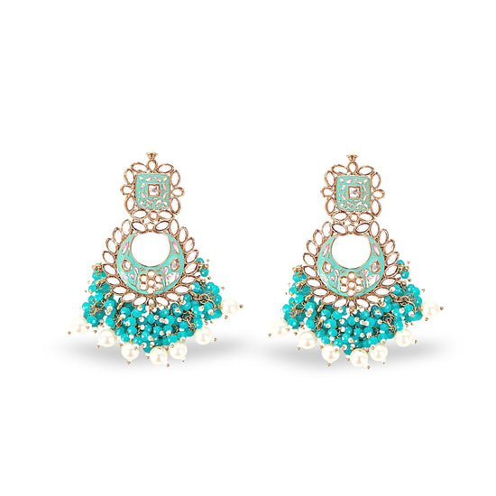 Beaded Chandbali Earrings - DIPME