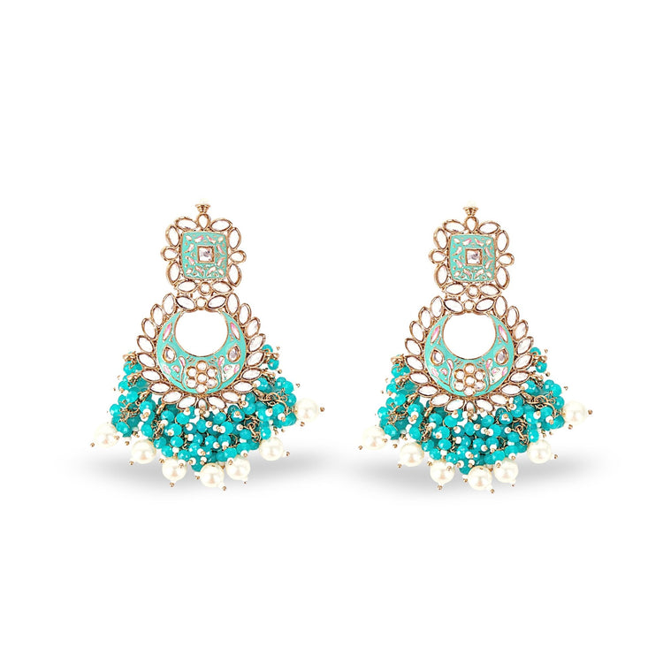 Beaded Chandbali Earrings - DIPME