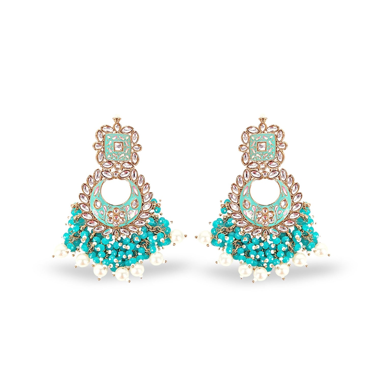 Beaded Chandbali Earrings - DIPME