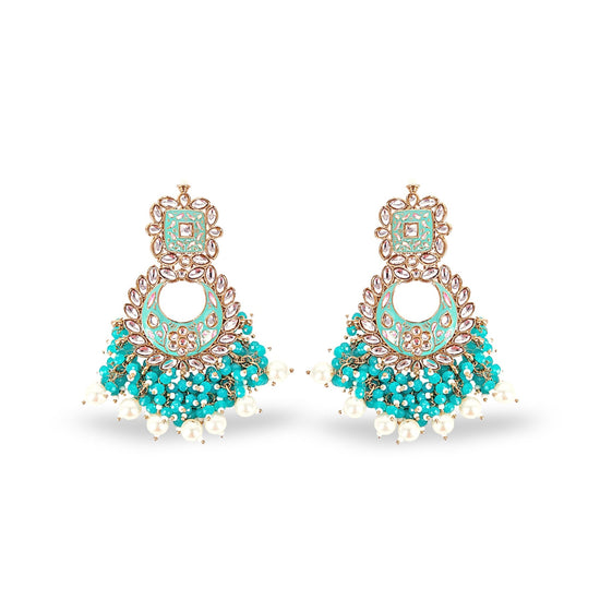 Beaded Chandbali Earrings - DIPME