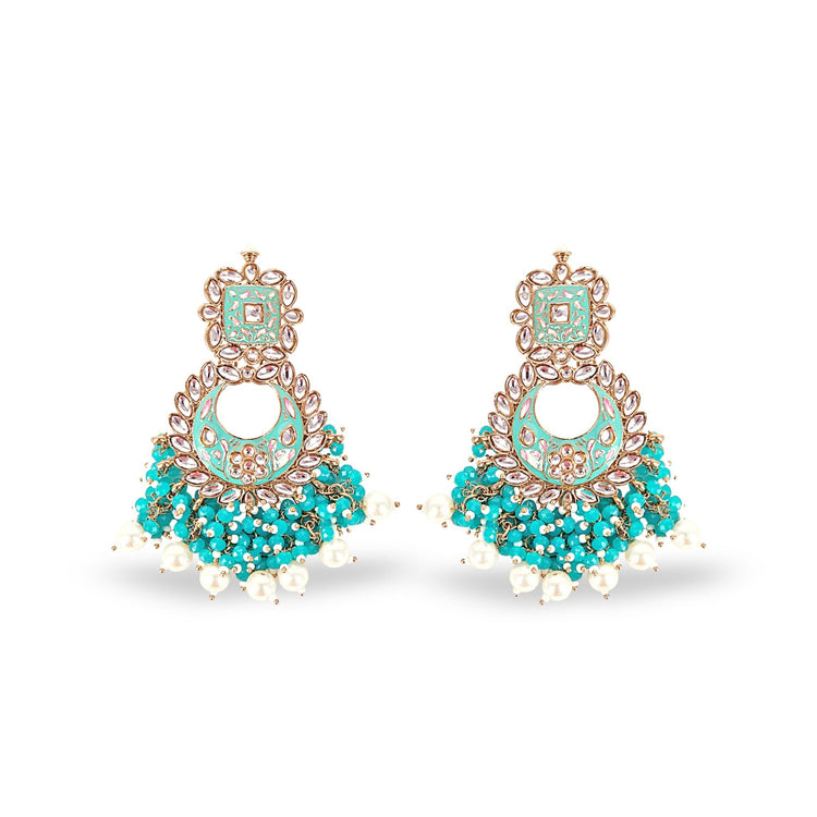 Beaded Chandbali Earrings - DIPME