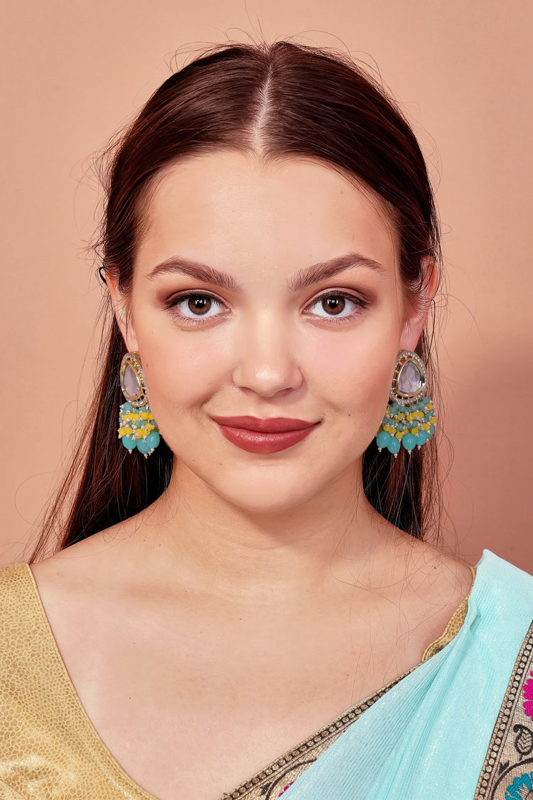 Beaded Stud Earrings - DIPME