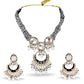 Black Onyx Kundan Long Set - DIPME